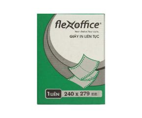 Giấy in liên tục 1 liên Flexoffice