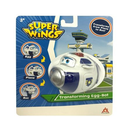 Đồ chơi trứng biến hình robot cảnh sát Paul